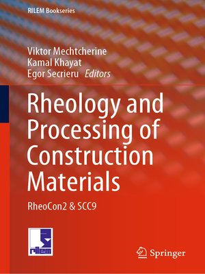 cover image of Rheology and Processing of Construction Materials